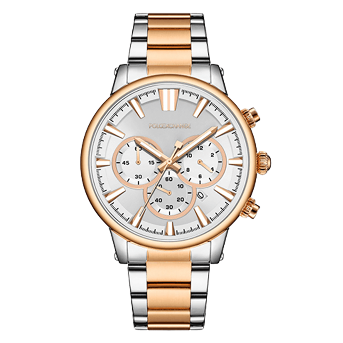 MONTRE POLOEXCHANGE HOMME M.FONCTION ACIER